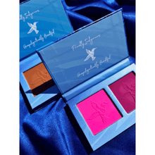 Load image into Gallery viewer, Prados x Rah Azul indígena Guerrera 2 Pan Beso Del Sol Blush Palette