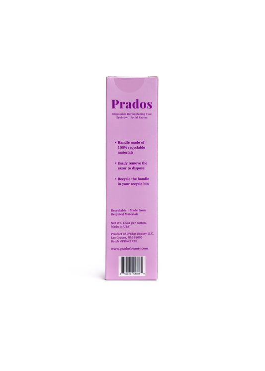 Prados Recyclable Dermaplaning Tool & Razors