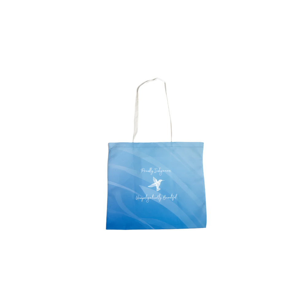Prados x Rah Azul Indígena Guerrera Canvas Tote Bag