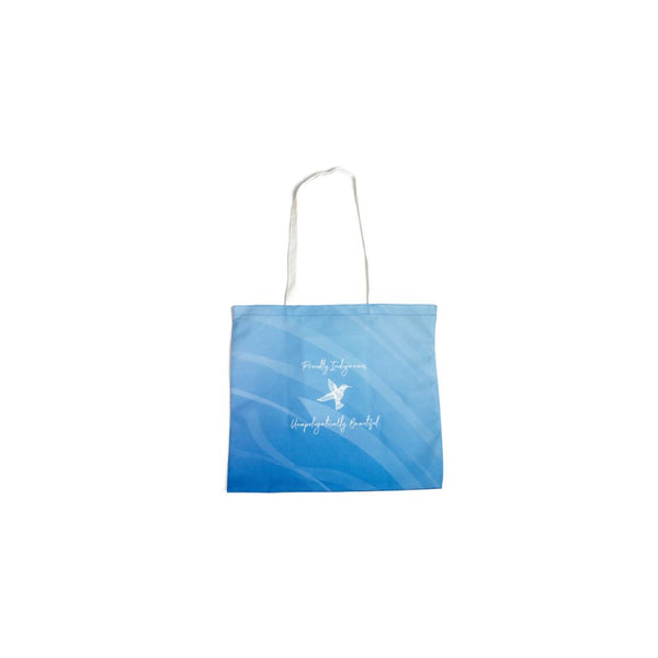 Prados x Rah Azul Indígena Guerrera Canva Tote Bag