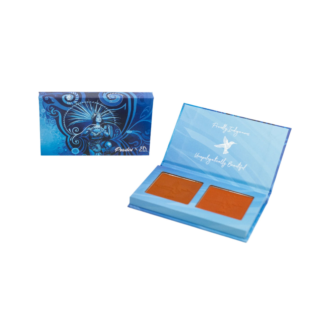 Prados x Rah Azul Indigena Guerrera 2 Pan Niña Del Sol Brontour Palette