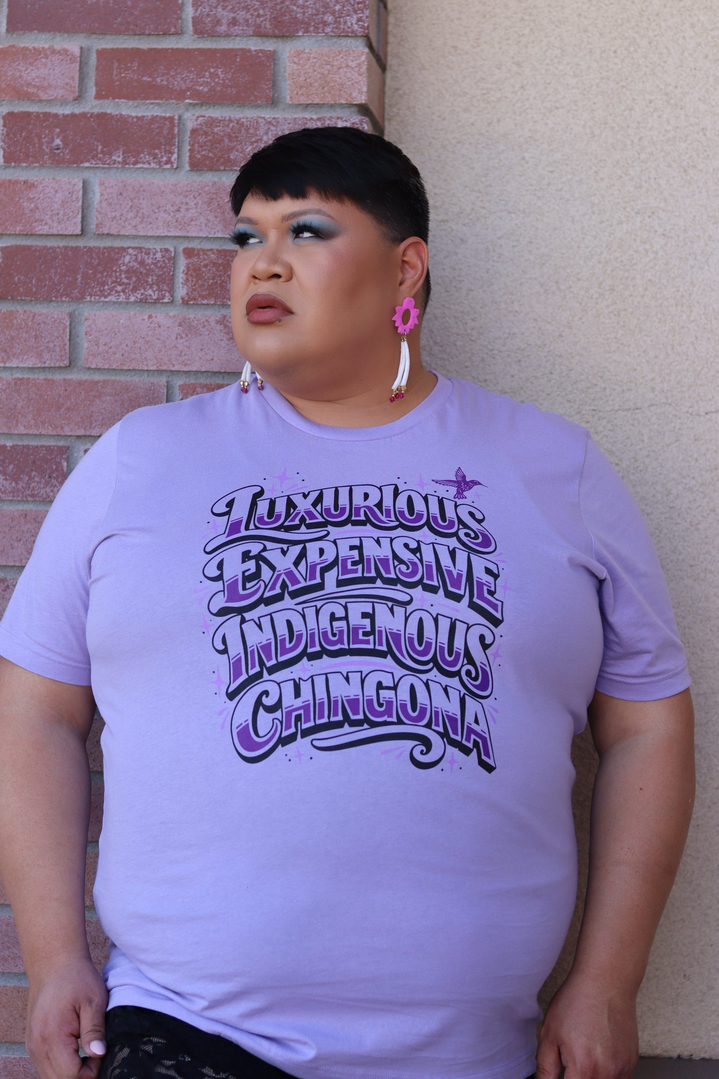 Prados “Luxurious. Expensive. Indigenous. Chingona.” Tee.