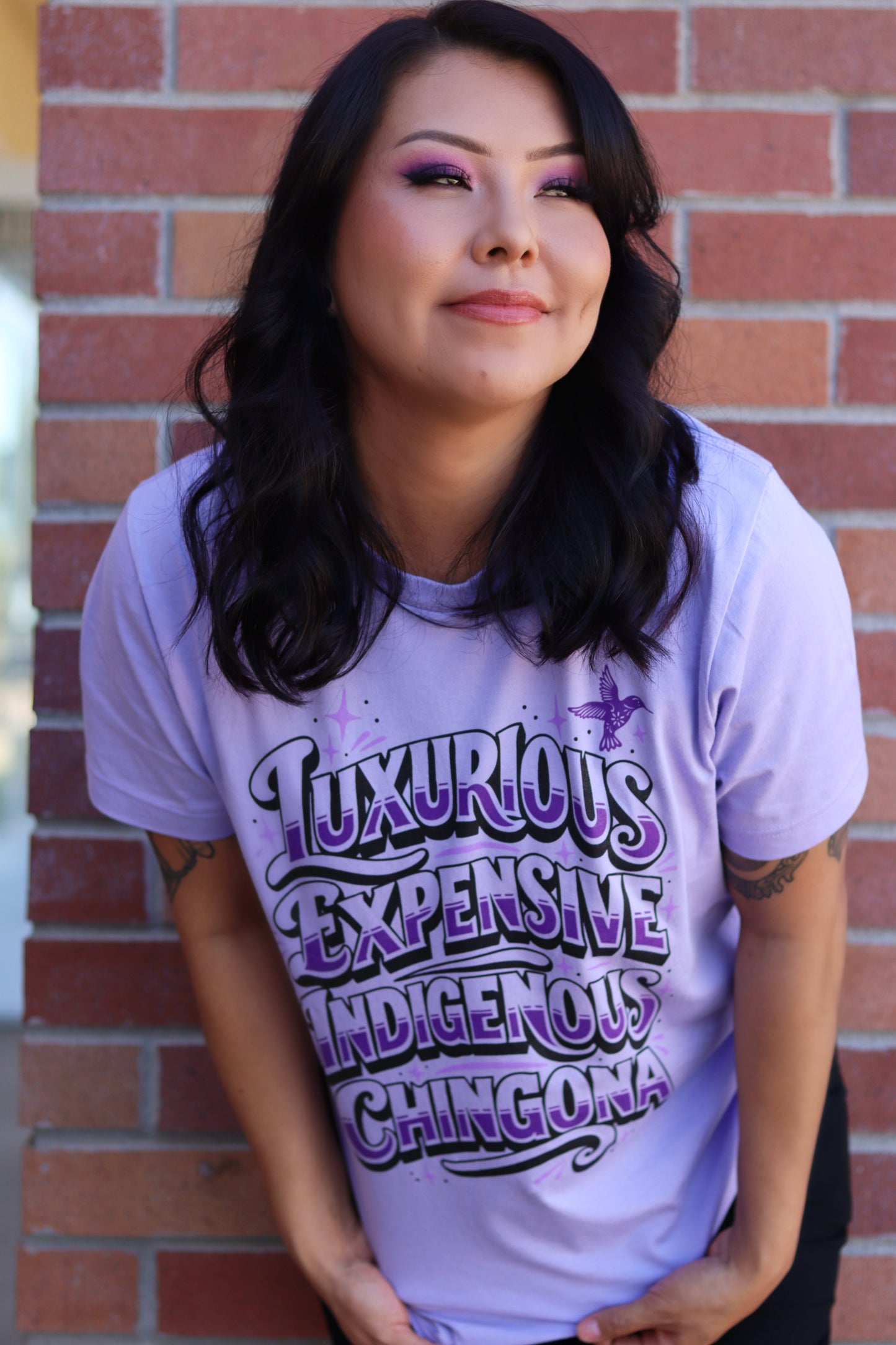Prados “Luxurious. Expensive. Indigenous. Chingona.” Tee.