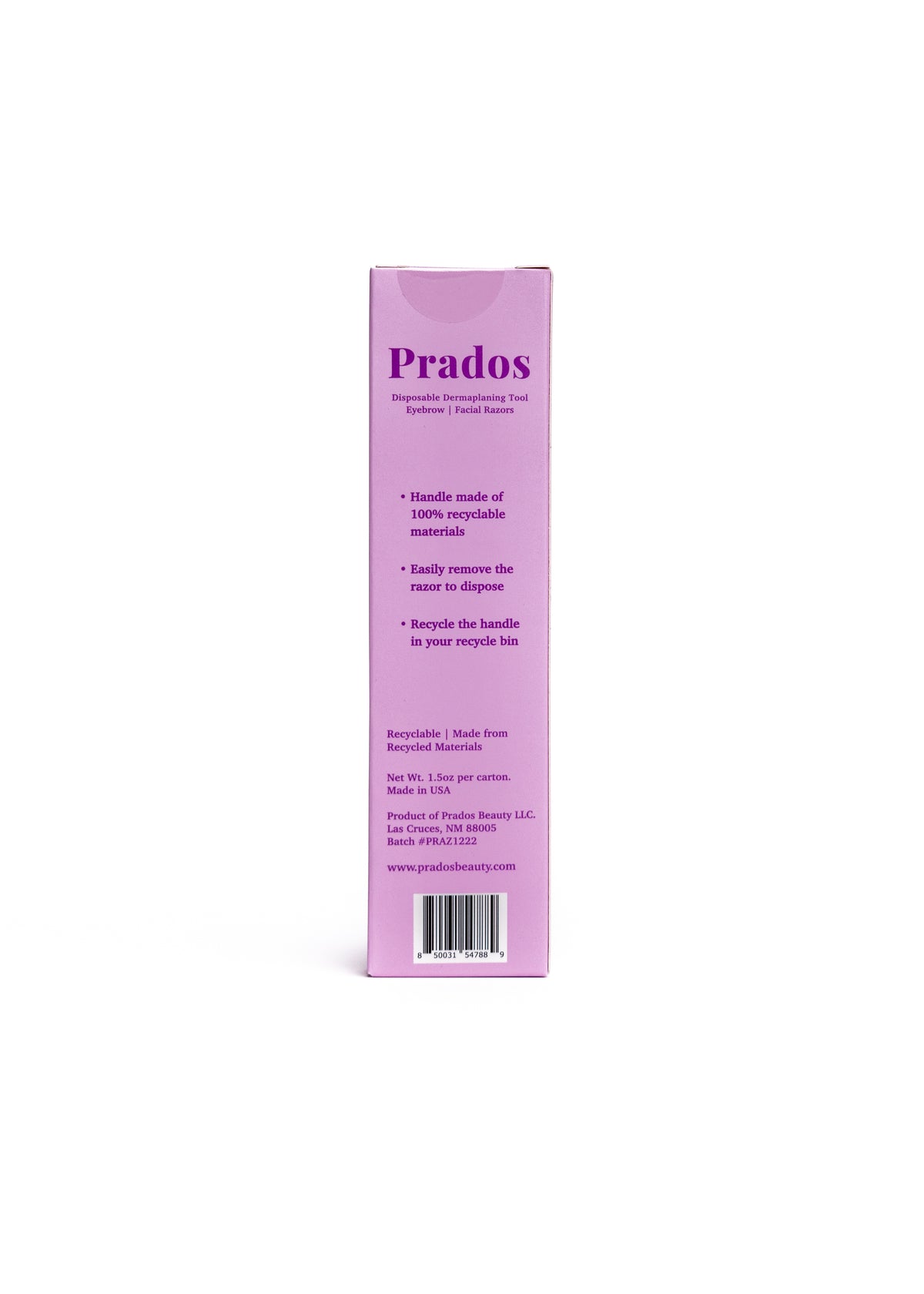 Prados Recyclable Dermaplaning Tool & Razors